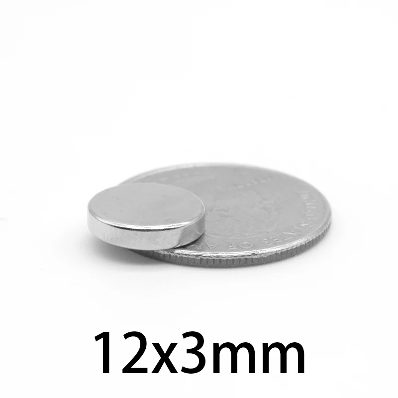

12x3mm Round Magnets 12*3 Powerful Strong Magnetic Magnets Disc For Fridge, DIY, Building, Scientific, Craft, 12x3 12*3mm