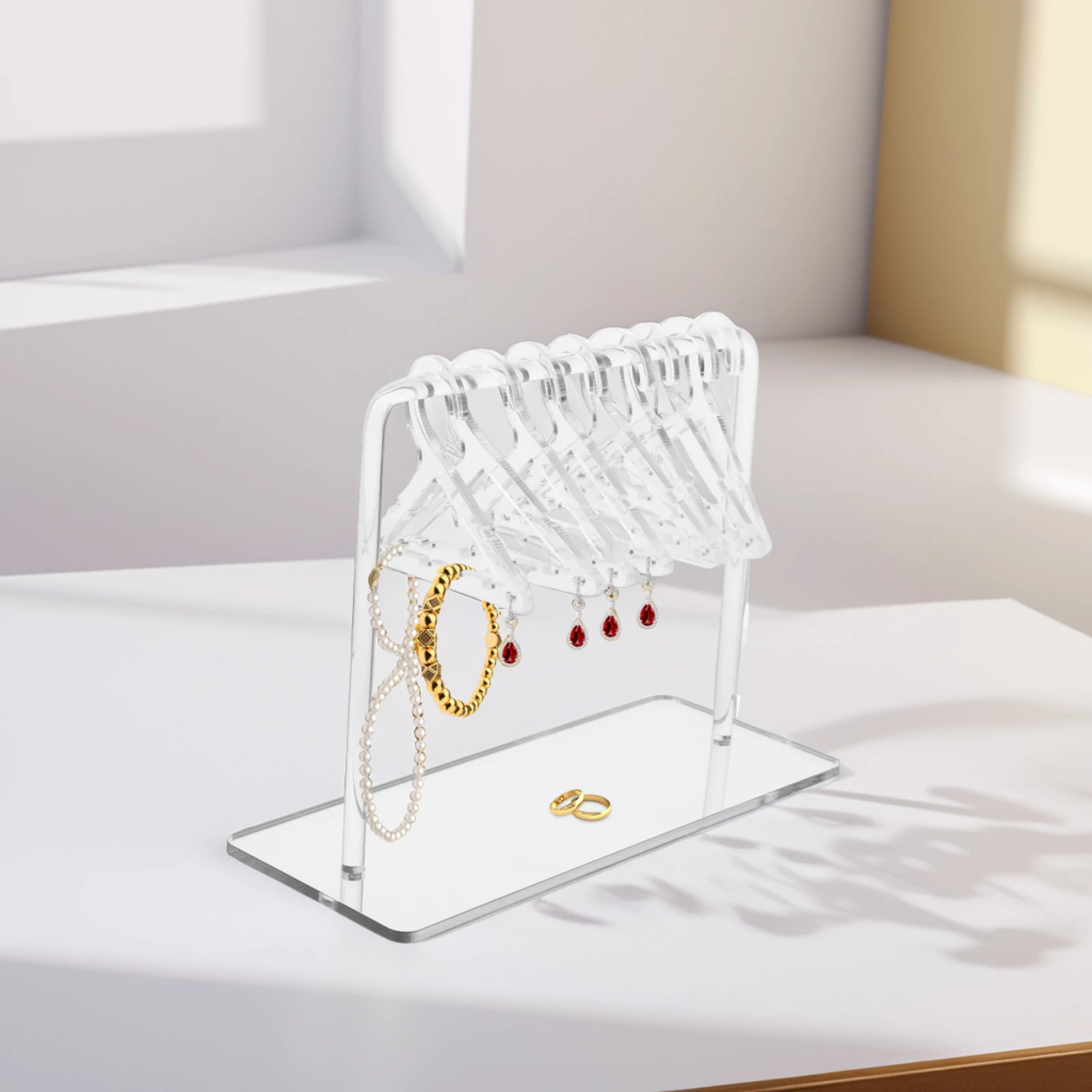 

Jewelry Display Stand Bracelet Rack Multifunction Earring Acrylic Holder for Selling Bracelets