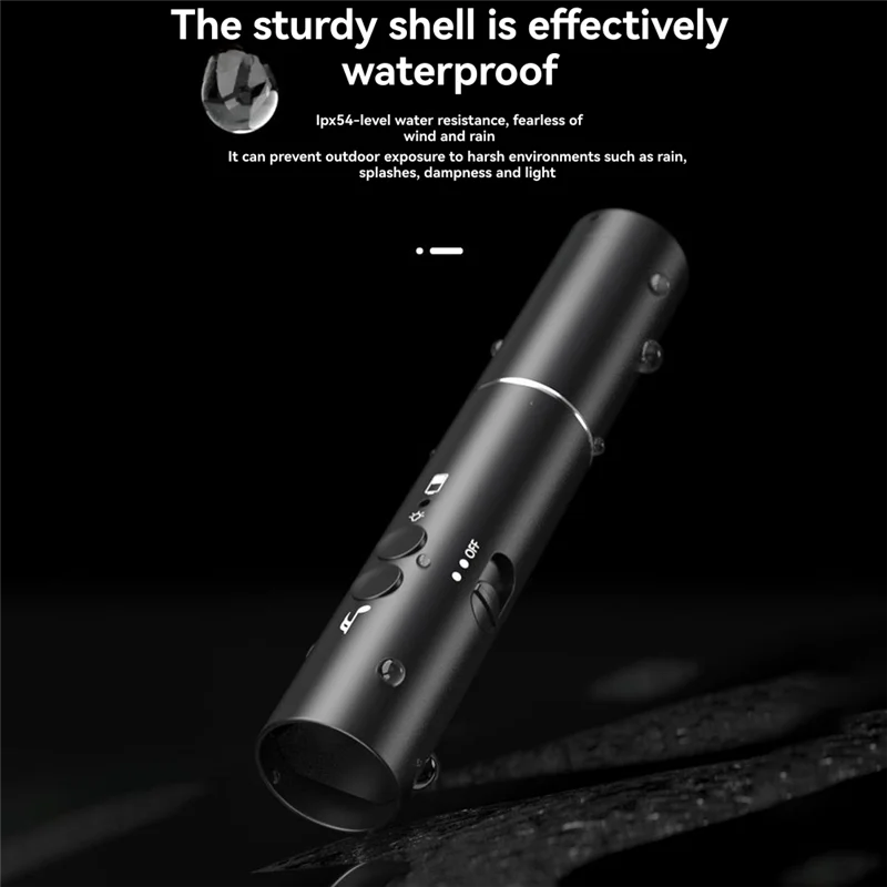 【B74A】USB Rechargeable Electronic Whistle With Flashlight, Ideal For Sports For Football Soccer Handheld Use In Classroom Lifegu