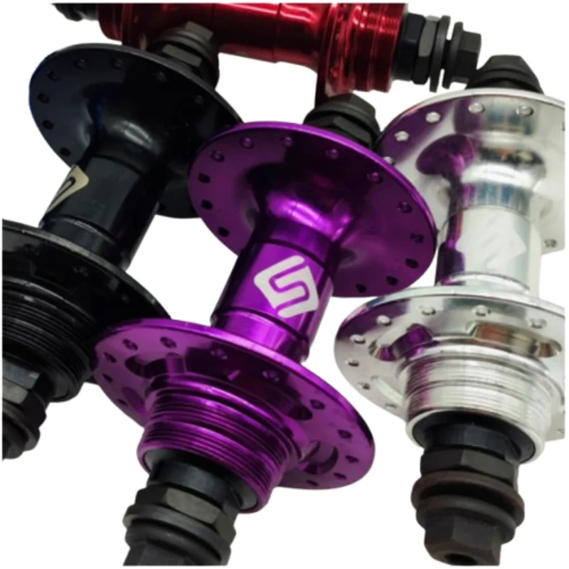 BMX bicycle turns from positive to negative to 32-hole aluminum alloy flower drum