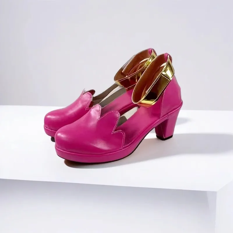 Chaussures de Cosplay en PU pour femmes, bottes de bande dessinée à la mode pour Halloween, carnaval, fête de noël, personnalisées, Anime Asahina Mirai