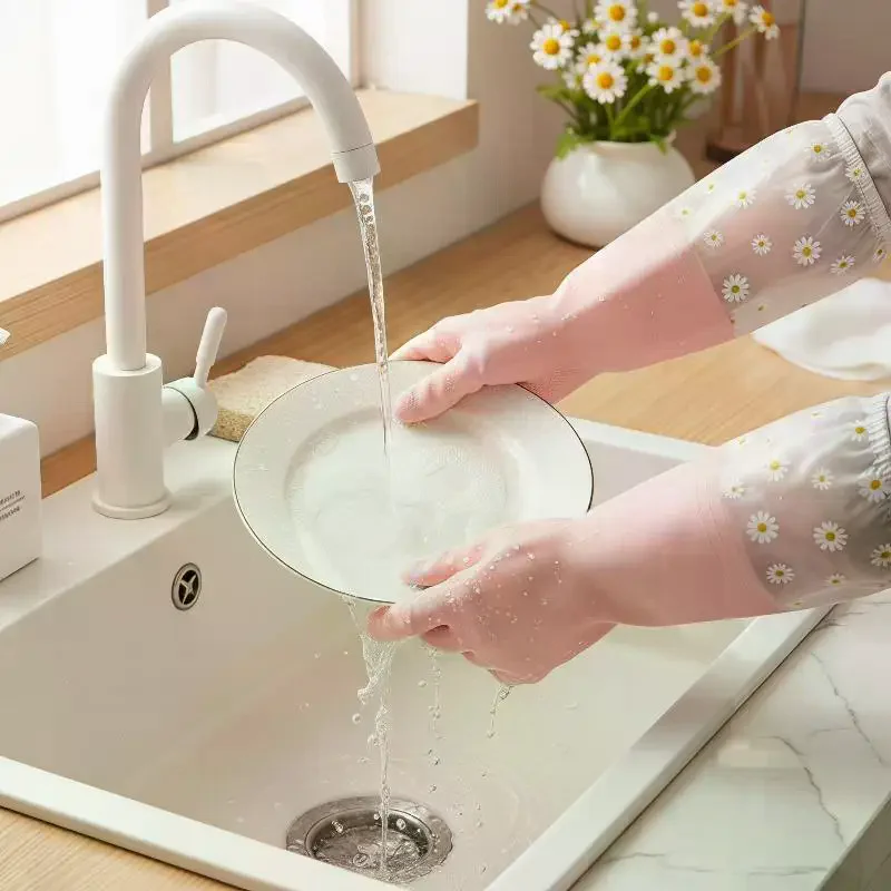 Guantes de Limpieza Impermeabl - Rubber Glove Cleaning reseña y precio