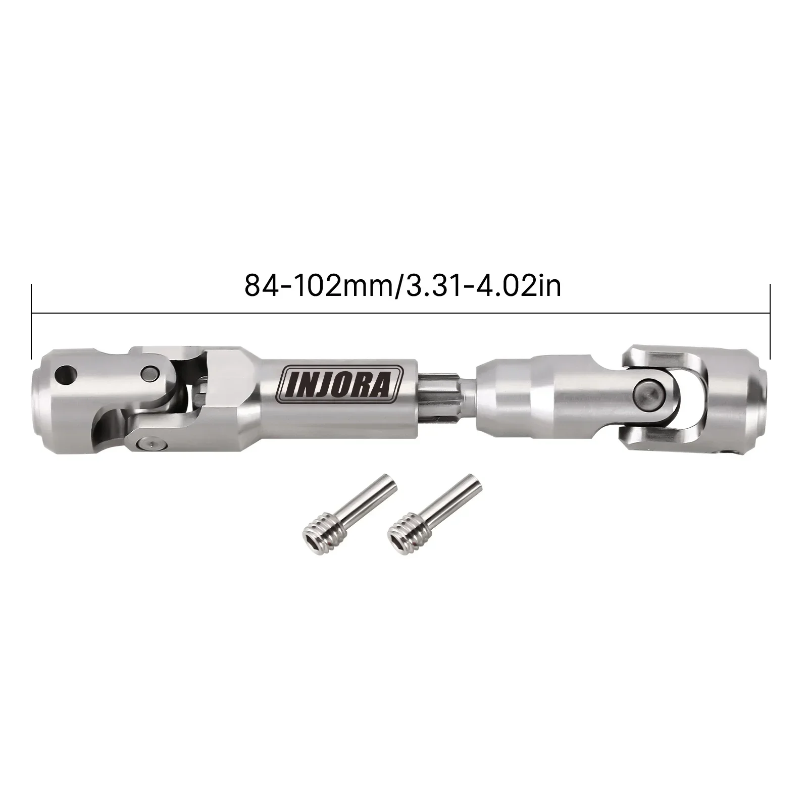 INJORA Stalen Zware Aandrijfas voor 1/10 RC Auto Crawler Axiale SCX10 90046 AXI03007 TRX4 Redcat Gen8