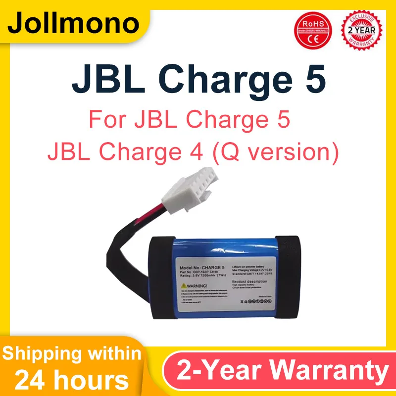 Batería Original de GSP-1S3P-CH40 para JBL Charge 5 Charge5 / Charge 4 (versión Q), baterías de altavoz inalámbrico para reproductor Bluetooth