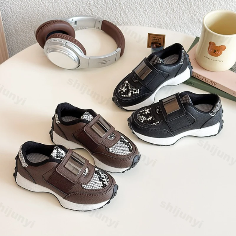 

Children's Sneakers Autumn Girls' Fashion Vintage Breathable Casual Shoes Lightweight Comfortable Soft Sole Boys' Sports Shoes