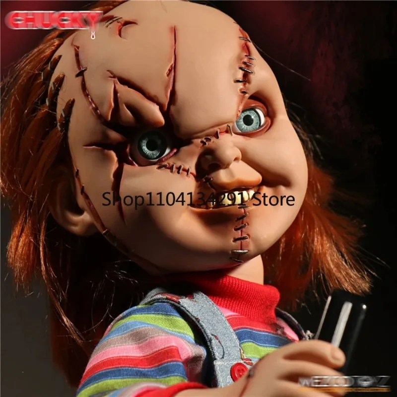 Original Bride Of Chucky MezcoToyz 78003 15 Inch Horror movie Peripheral Products Chucky Tiffnay Action Figure doll 38CM view 5