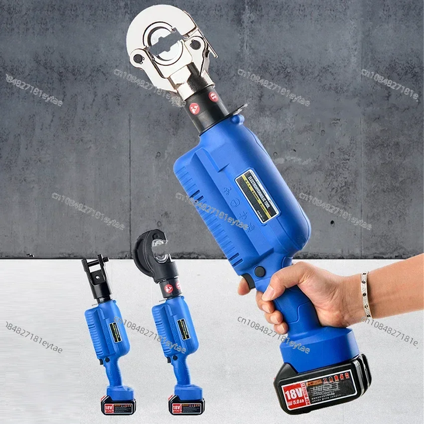 EA-300H/300/400 Rechargeable Electric Hydraulic Pliers 18V/4.0Ah Lithium Battery Copper Aluminum Terminal Cable Crimping Pliers