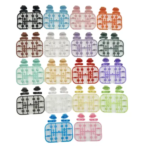 Juego completo de llaves de dirección ABXY para interruptor NS JoyCon SR SL L R ZR ZL, accesorios de reparación de botones de disparo