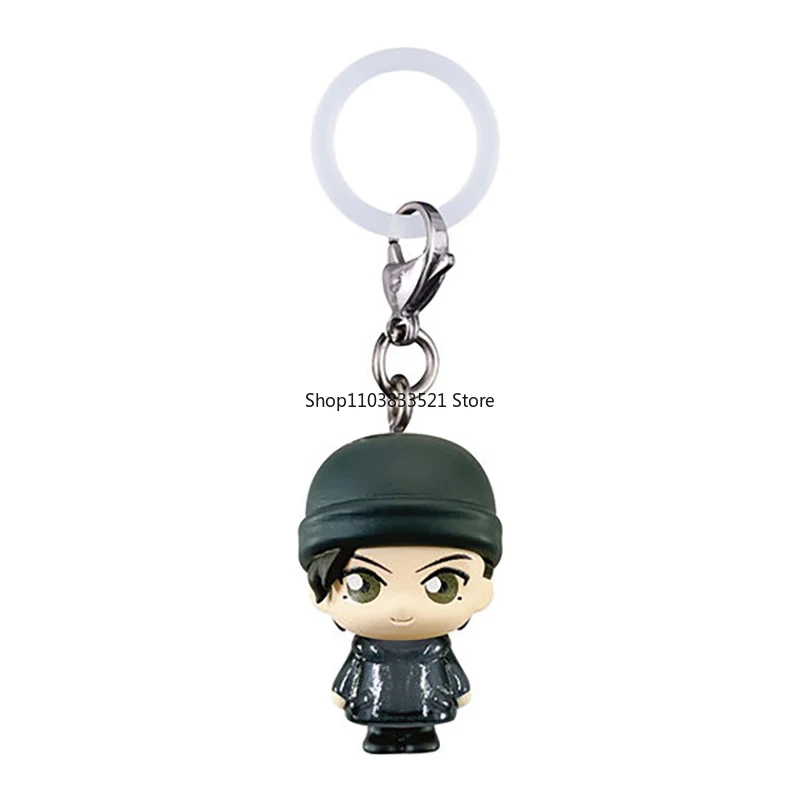 オリジナル名探偵コナンガシャポンおもちゃアニメ毛羽沢レイコナン江戸川毛利蘭アクションフィギュアコレクタブルモデル飾り