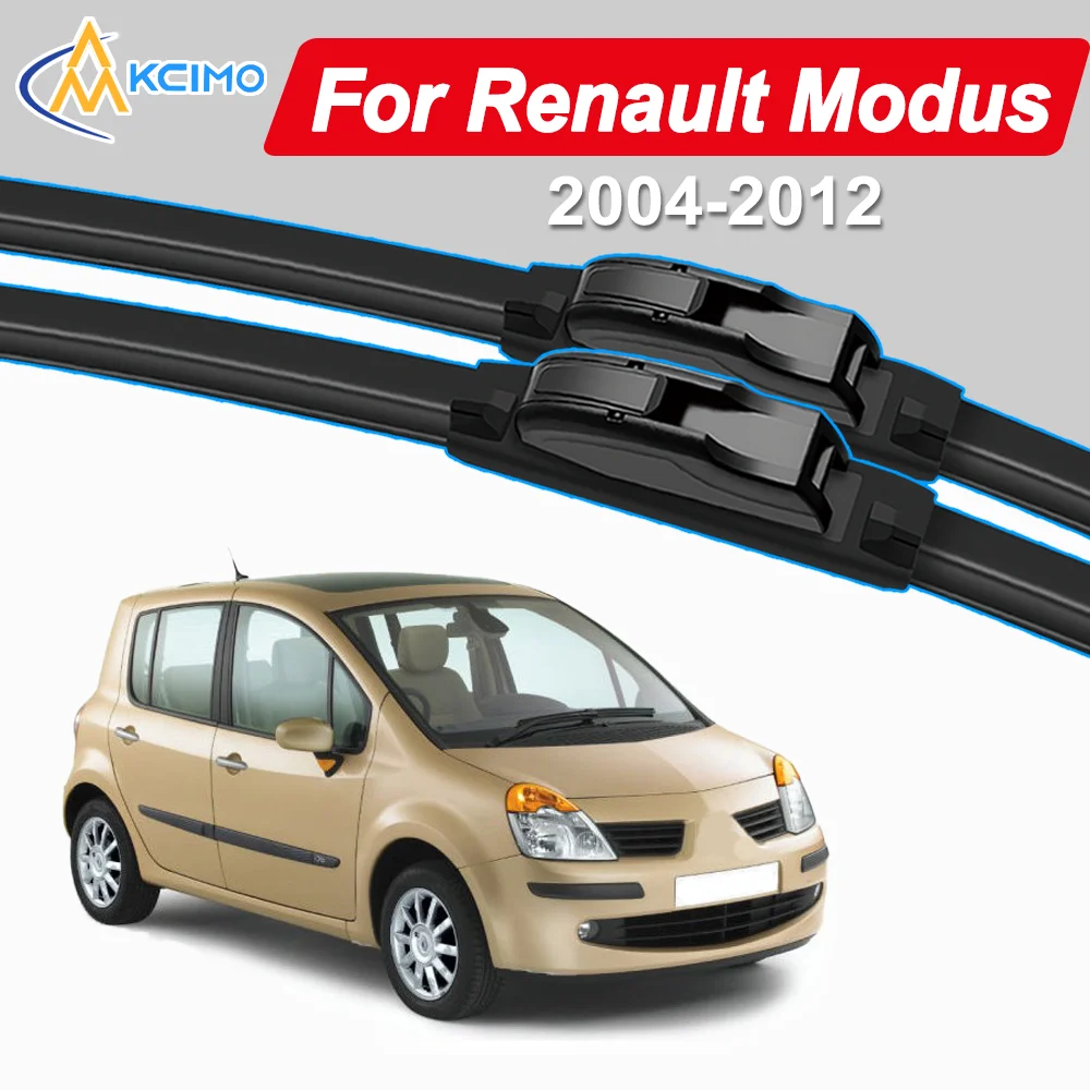 

2Pcs Front Windshield Wiper Blades For Renault Modus 2004-2012 Windscreen Window Car Accessories Easy To Install