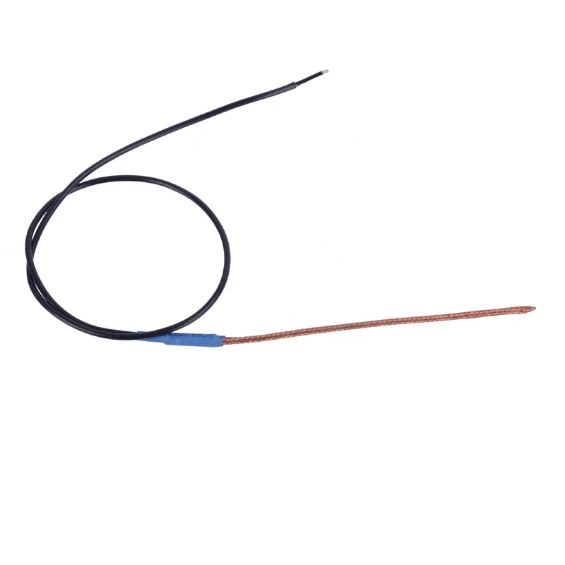 10Pcs Acoustic Guitar Saddle Piezo Bridge Pickup Soft Braided Cable Under Saddle Transducer Pickup for Folk Guitar Replacement