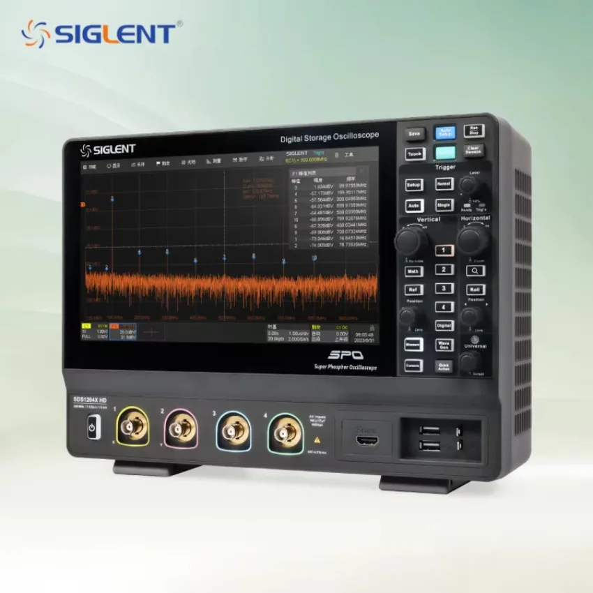 Digital Touch Screen Oscilloscope SDS1074X HD 12 Bit 1202X 70MHz 2GSa/s 2-Channel Support Multiple Trigger Function Siglent