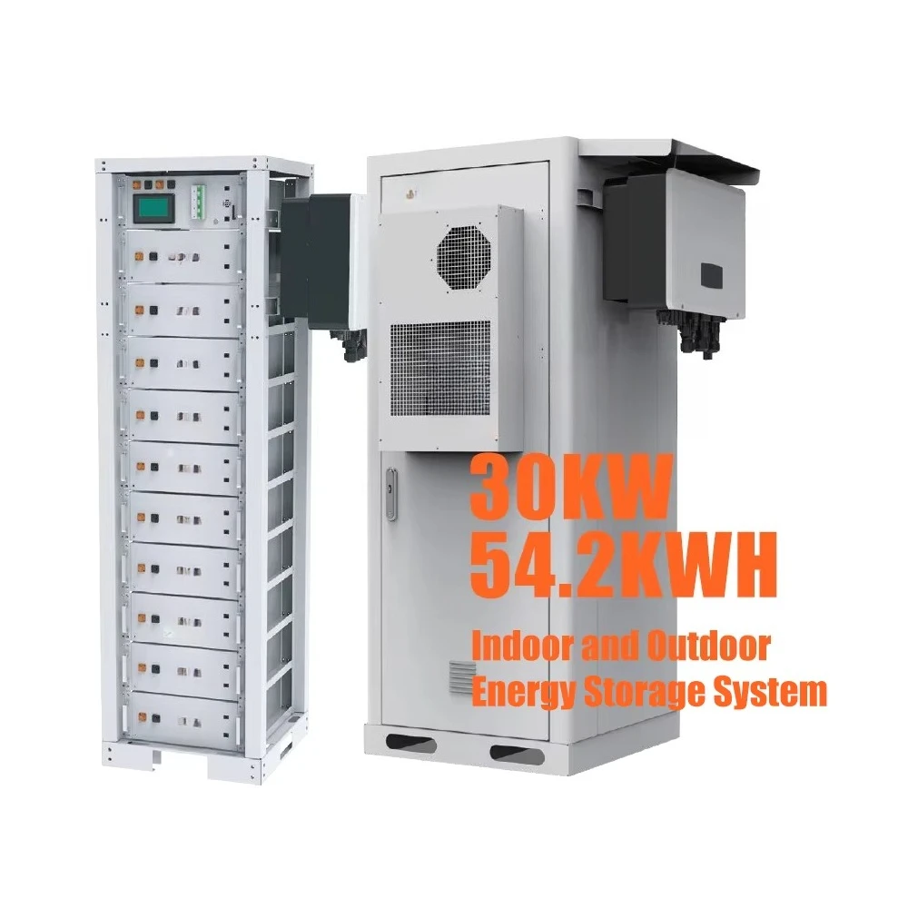 Hot Selling 30kw 54kwh Hybrid Solar System for Industrial Use All-In-One Energy Storage System for Outdoor Use