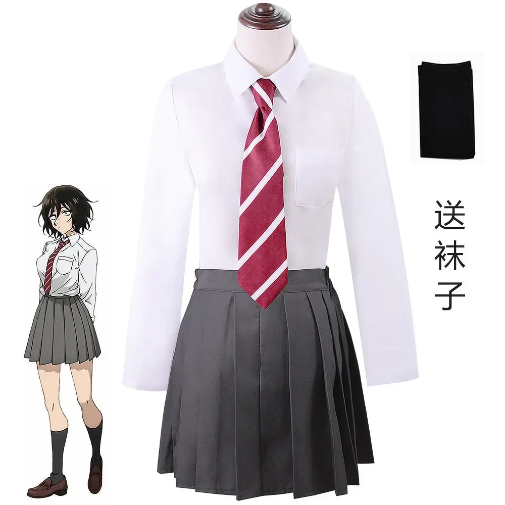 

Tachibana Hinata Cosplay Anime Tokyo Revengers Hinata Tachibana Cosplay Costume JK School Uniform Shirt Tie Skirt Socks