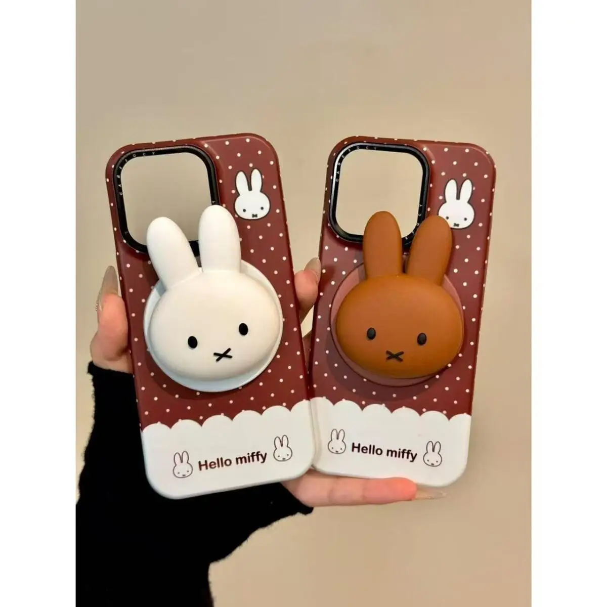 

Чехол для телефона с рисунком Miffy Rabbit Kawaii, милый магнитный чехол для телефона с защитой от падения, подходит для Iphone 16 15 14 13 Primex Series