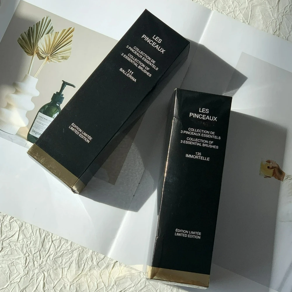 Conjunto de pincéis de maquiagem de luxo, base de alta qualidade, blush, sombra, delineador, presente perfeito para amante, amigo, namorada, aniversário