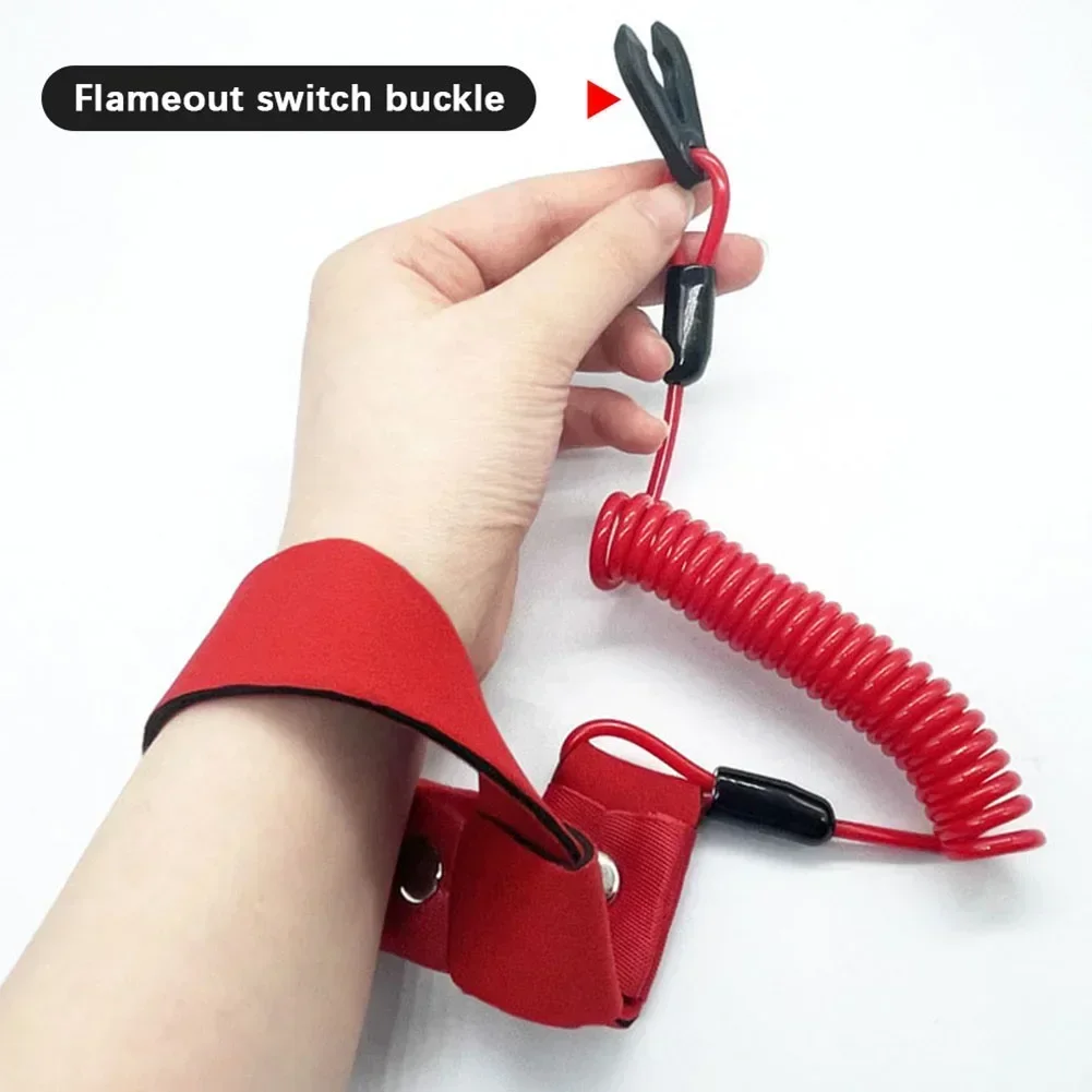 محرك القارب الطوارئ وقف الفرقة الحبل حبل وقف التبديل لياماها جت سكي مفتاح حبل العائمة المعصم الحبل العالمي