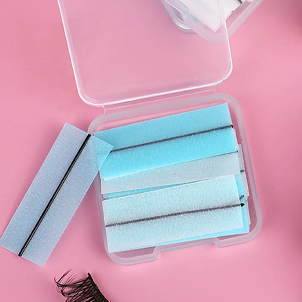 2 boîtes de bandes de faux cils auto-adhésives, bandes auto-adhésives jusqu'à la fin du papier pour colle à fausse gelée, aspect naturel