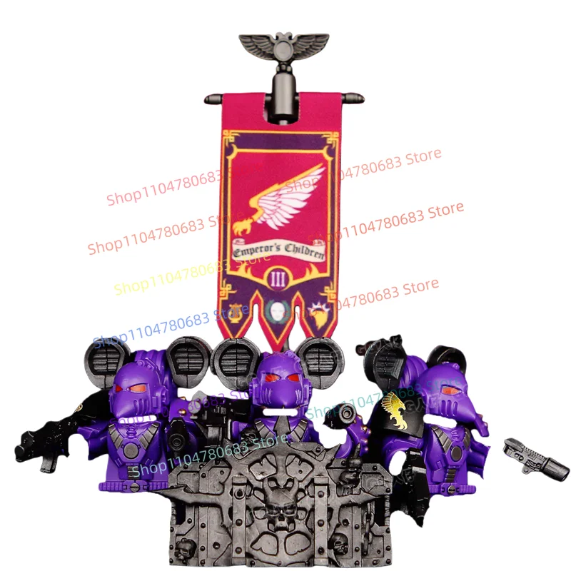 

Строительные блоки MOC, боевые 3 упаковки, мини-фигурки, сборная модель, украшение, аниме, мультяшный орнамент, игрушка в подарок, коллекционная