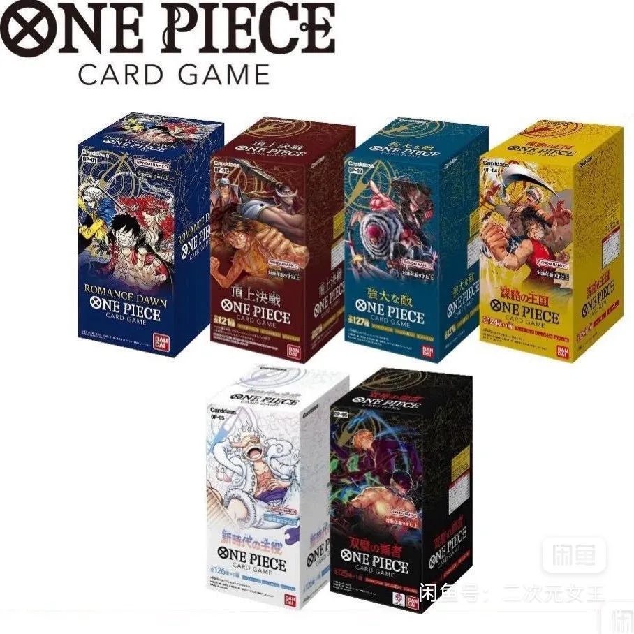 Bandai One Piece Op-01 Op-05 Awakening Of The New Era Tcg Original Collection Card Op-07 Op-08 Op-09 Japanese Version Boy Gift