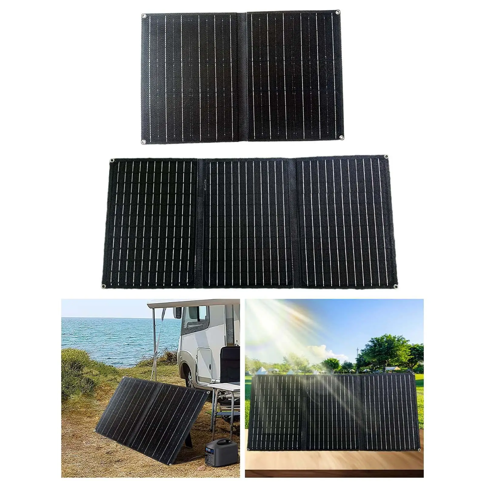 Solar Panel Foldable Portable Solar Charger for RV Marine Fishing Outdoor