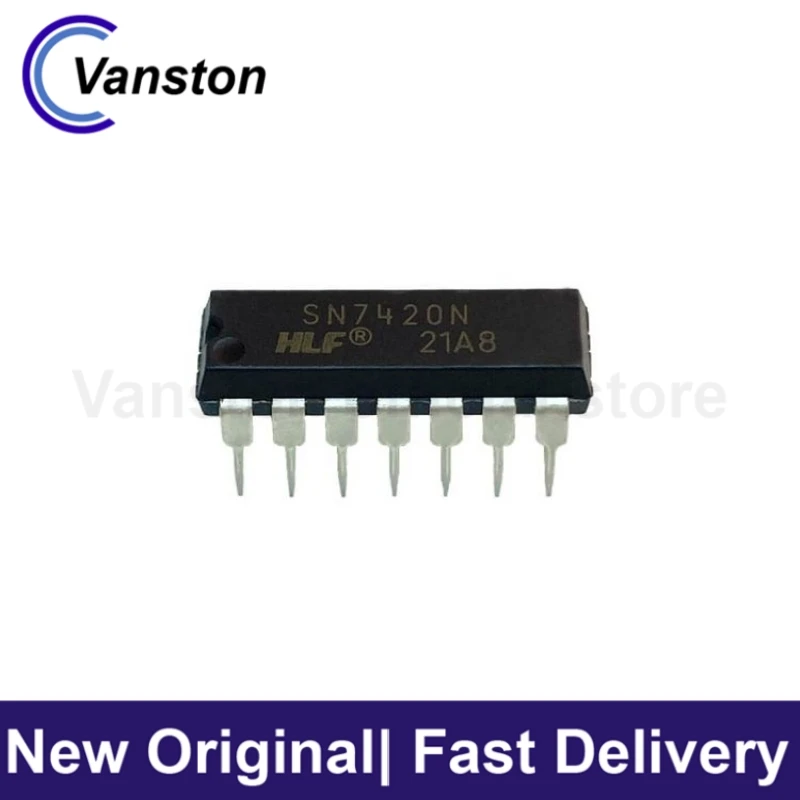 10pcs SN7420 SN7420N Package DIP-14 Inline Logic Chip Brand New and Original Rapid shipment