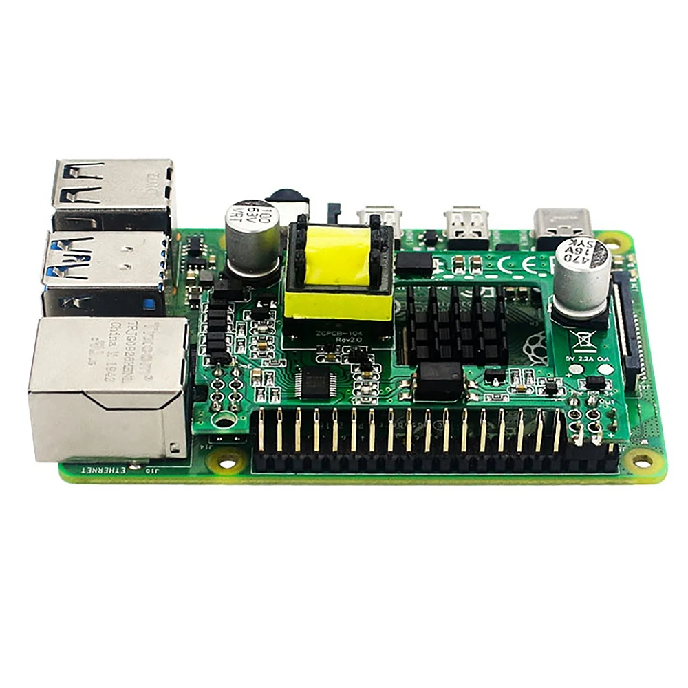 Módulo Poe para raspberry pi 4b, power over ethernet, iec 802.3af, interruptores padrão, chapéu poe para raspberry pi 4 modelo b/3b +