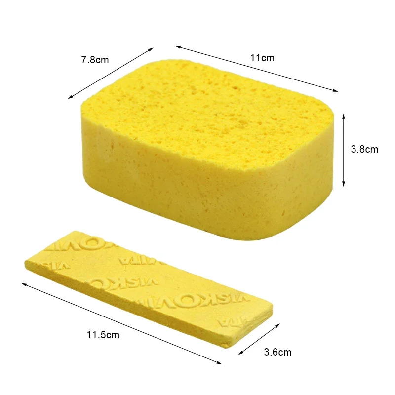 3pcs/5Pcs /1pcs Dental Absorbent Sponge Cleaner Viscose Sponges for Porcelain Enamel Powder Dentist Technicians Tools