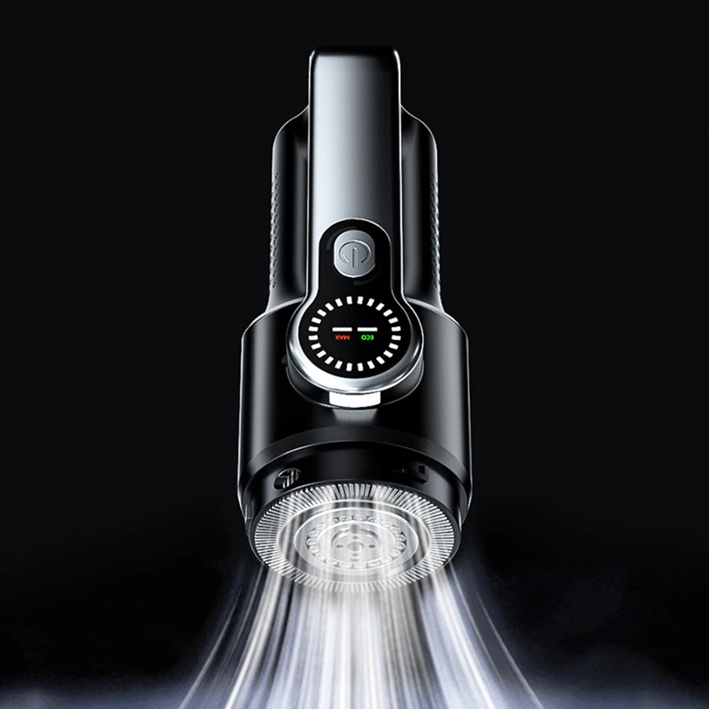 

17000PA High Power Mini Vacuum Cleaner Rechargeable Portable Cordless Compressed Air Duster with LED Light for Car Home