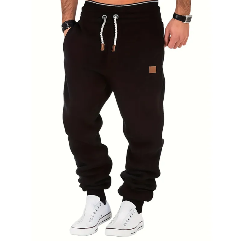 

Y2K Spring Men Solid Color Cargo Pants Mens High Quality Casual Joggers Black Sports Pants Baggy Sweatpants Pantalones Hombre