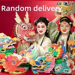 Dragon Boat Festival Handmade DIY, National Tide Dragon Dance Paper, Chinese Traditional New Year Decor, Making Material Pack