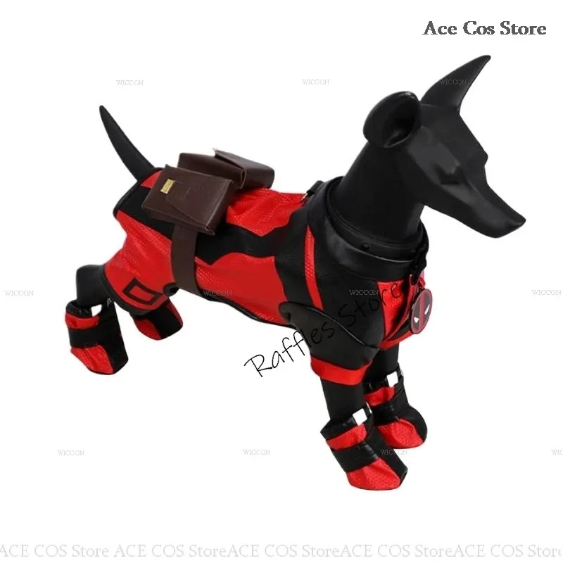 Sky05 Deadppool Dogpool الكلب بركة الفيلم تأثيري حلي الحيوان الحيوانات الأليفة تأثيري البدلة 2024 لطيف موحدة الكلاب جرو هالوين Party99Ji *