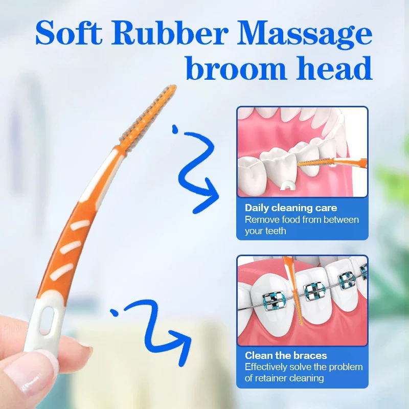 

1/5 коробка межзубные силиконовые щетки зубная палочка зубочистки межзубные щетки щетка для чистки зубов уход за зубами зубная нить