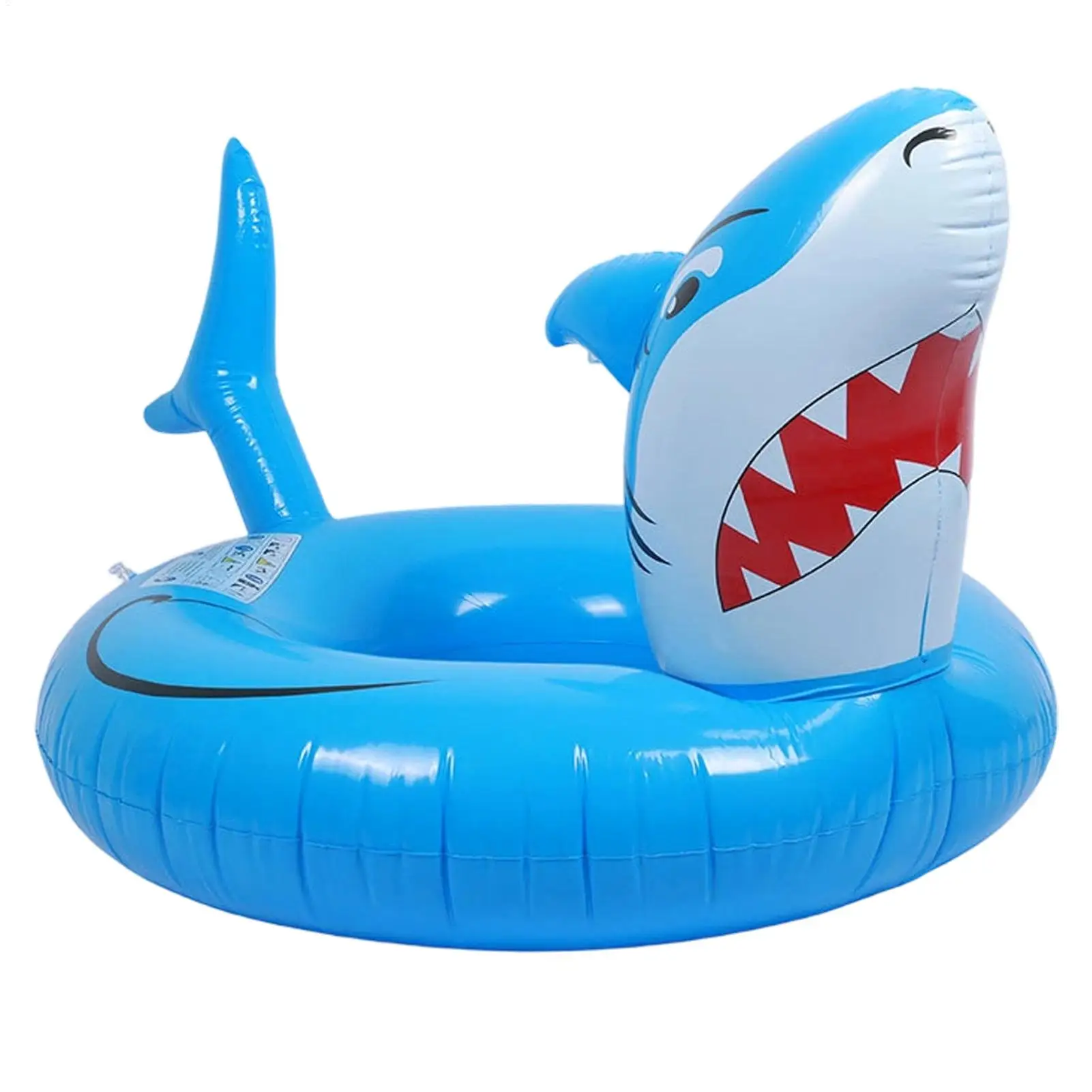 Shark Pool Float Adult Inflatable Swim Tube Ring Toy Summer Tanning Water Floating Lounge For Women Men Summer Vacation Travel