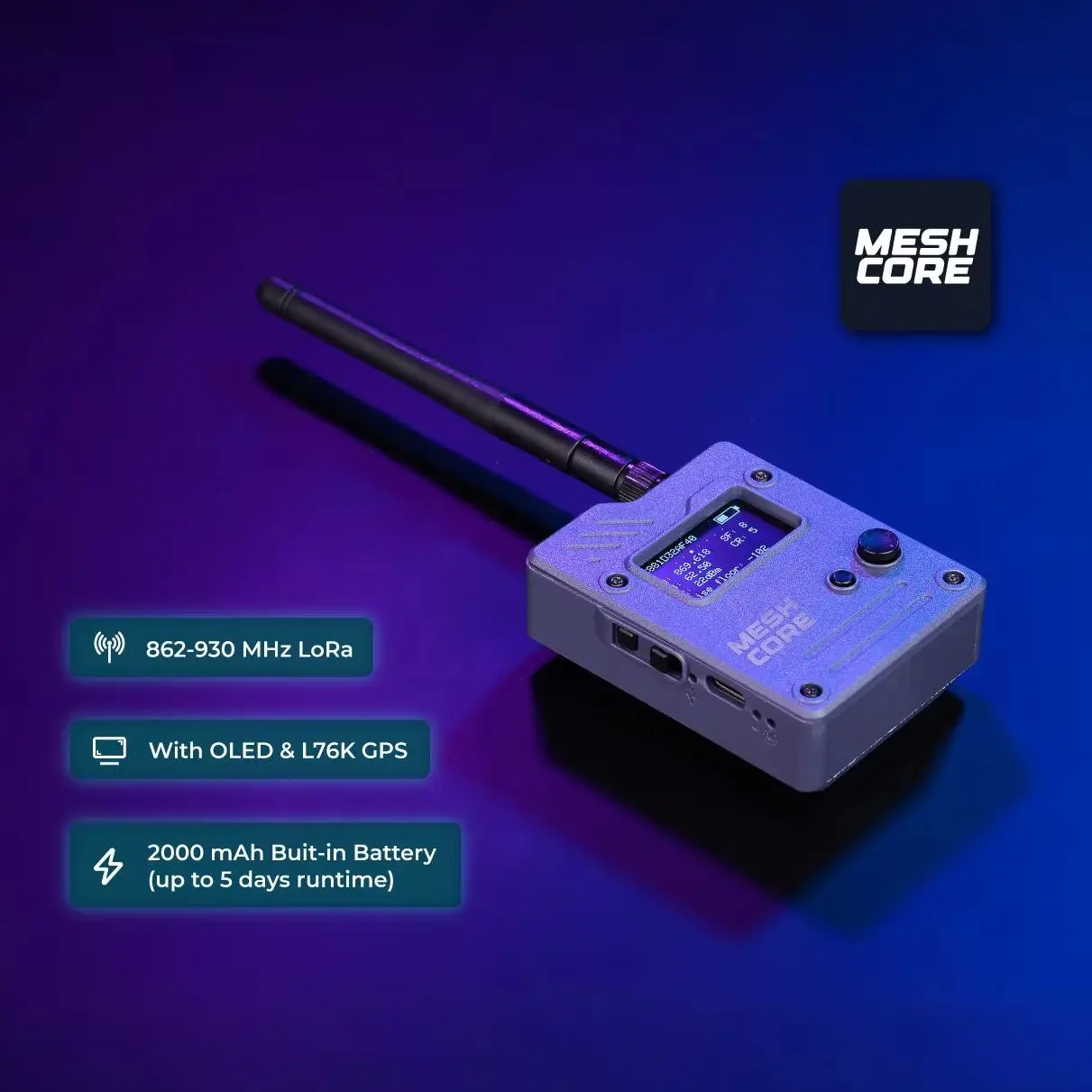 meshcore-wio-tracker-l1-pro-868mhz-915mhz-lora-iot-off-grid-secure-text-communication-device-oled-l76k-gpsrechargeable-battery