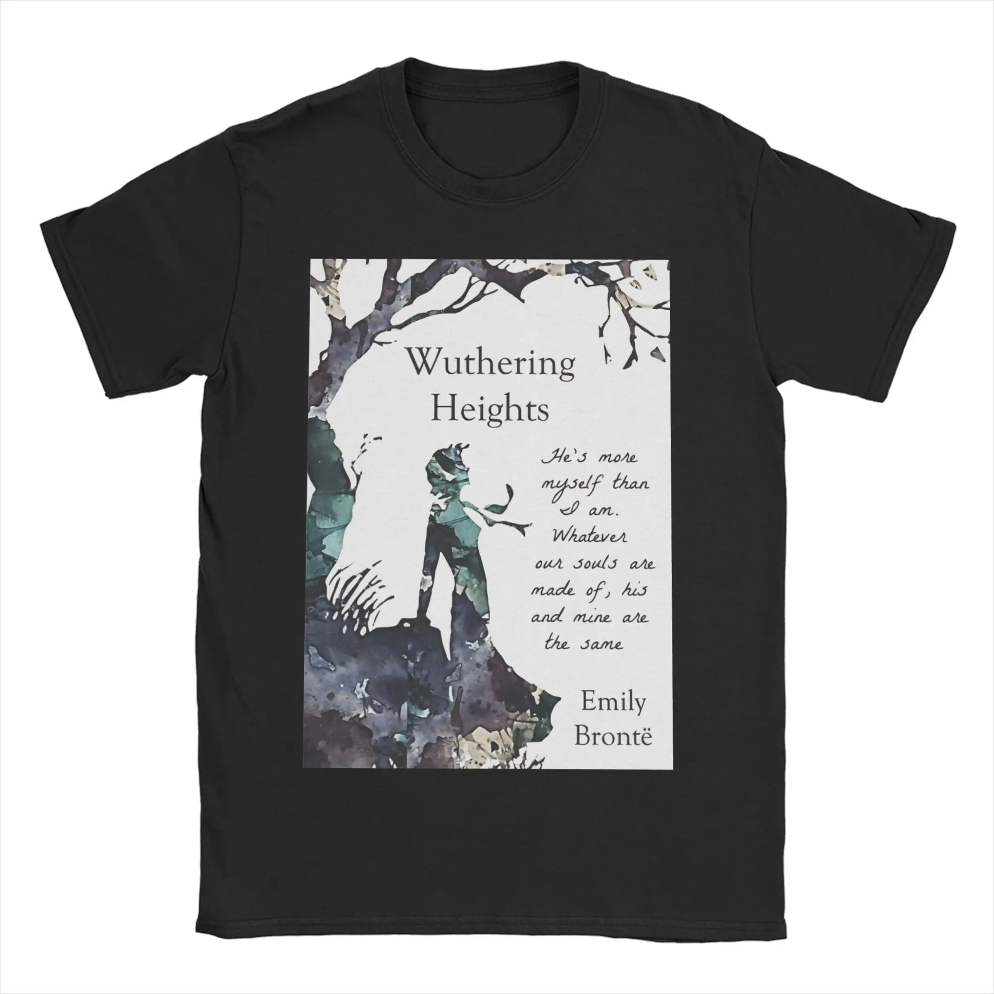 Wuthering Heights T Shirt Men Cotton Awesome T-Shirt Round Neck  Tee Shirt Short Sleeve Clothes Birthday Present
