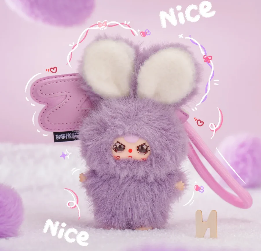 Nieuwe Kawaii Stijl Baby Drie Super Mini Bunny Serie Vinyl Blind Box Mystery Box Hanger Pop Verrassing Verjaardag Meisje Cadeau