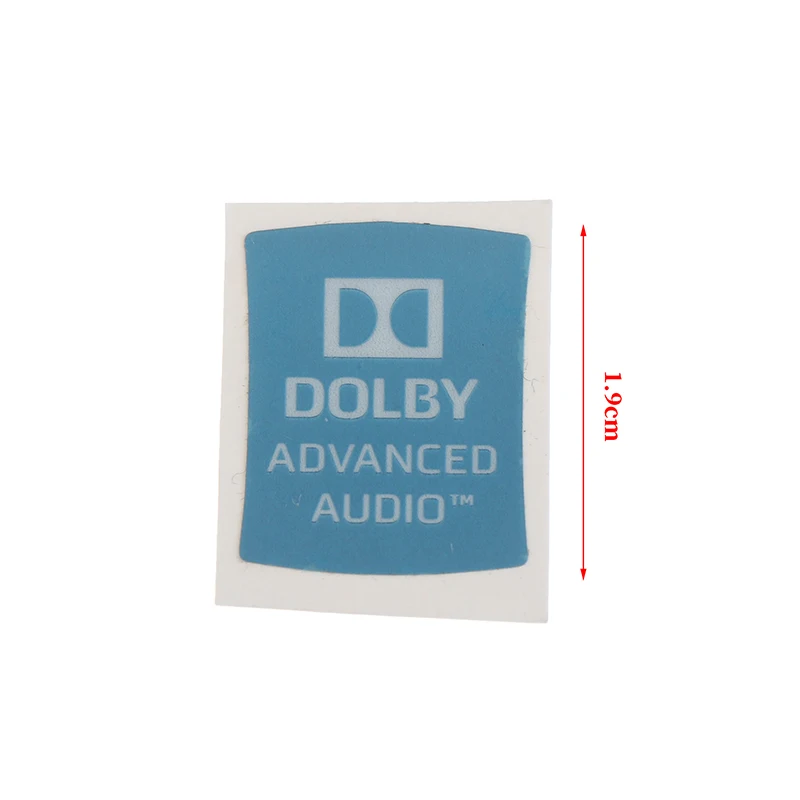 Dolby Surround label suara, stiker Laptop Dekorasi Desktop stiker DIY