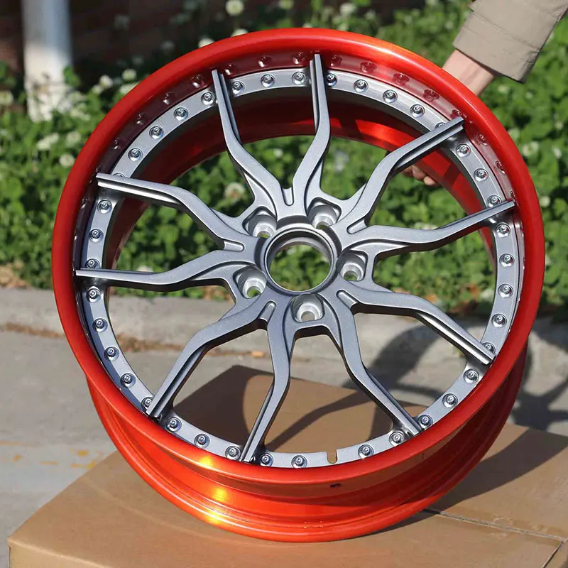 

Bronze 6061-T6 Aluminum 2 Piece Forged Wheel 18 19 20 21 22 23 24 Inch Stylish High-Strength Car Rims for Full-Size SUVs Trucks