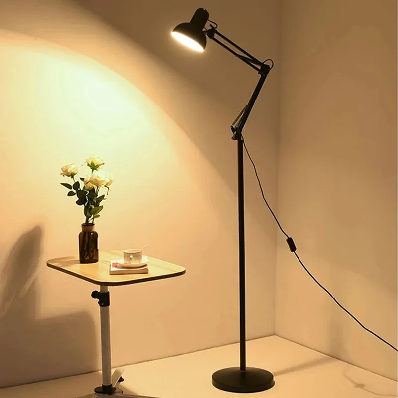 

2023 NEW Nordic multifunctional foldable Led Floor Light For Living Room Bedroom Adjustable desk Lamp Corner Light Reading Light