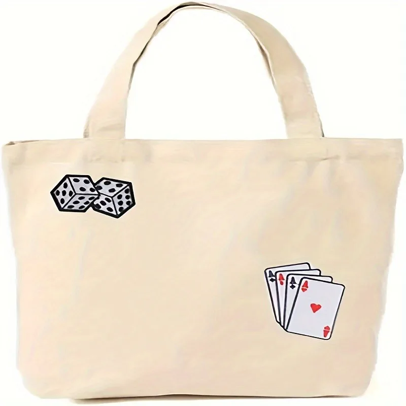 1 pcs Dice Poker Card Game Iron Patch Repair Stickers - Backpack, Shoes, and Clothing Decoration