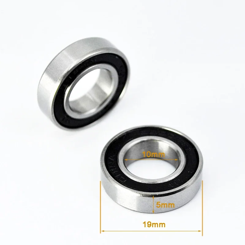 2/10pcs Hybrid Ceramic 6800 2RS Bearing 10x19x5 mm 6800RS Silicon Nitride For Bike Bicycle 10mm Inner Diameter Ball Bearings