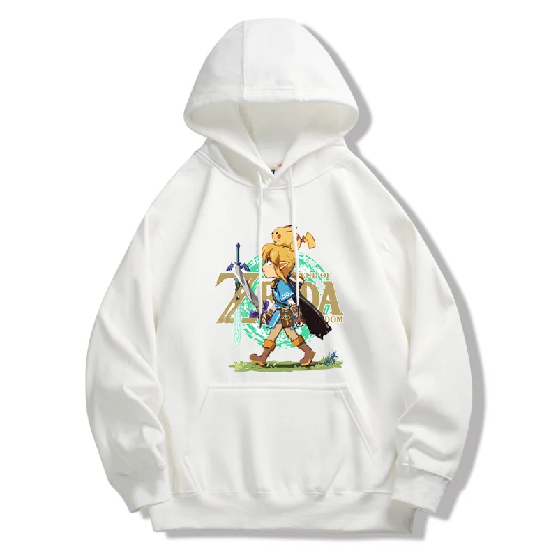 (Uniqlo) Legend of Zelda Kingdom of Tears Game HoodieTop felpa con cappuccio a maniche lunghe da uomo felpa con cappuccio in cotone Top Summer Women