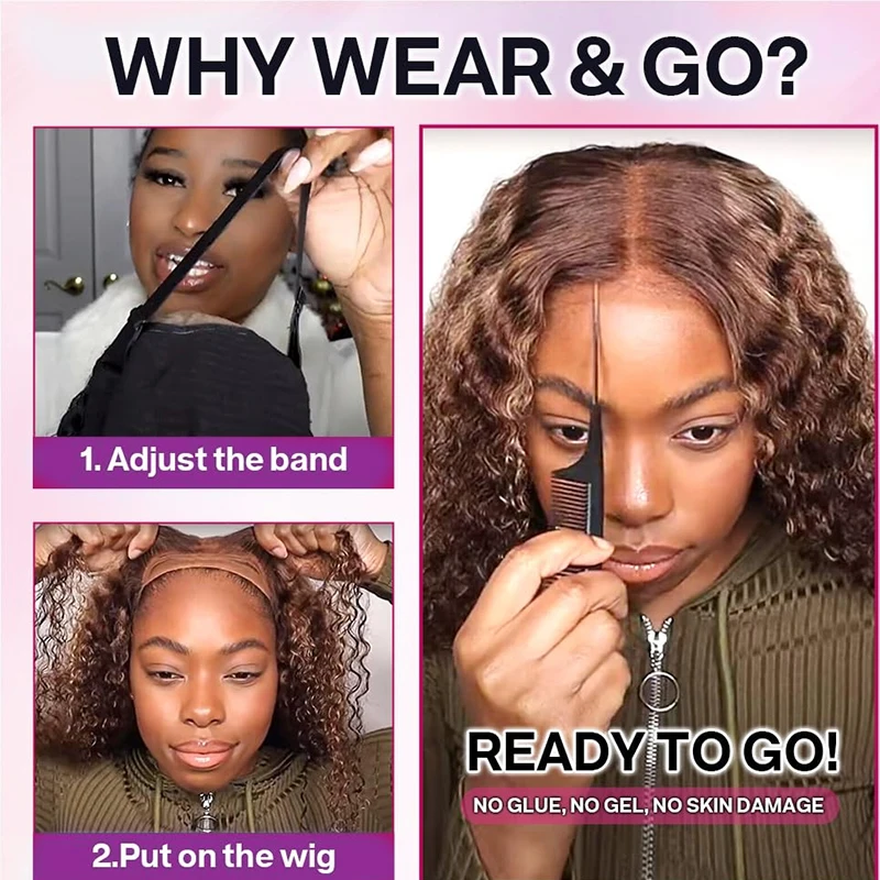 تسليط الضوء على أومبير 13x4 HD موجة عميقة الدانتيل الجبهة الباروكات شعر الإنسان العسل شعر مستعار أشقر شعر الإنسان 4/27 الدانتيل الباروكات الأمامية #5