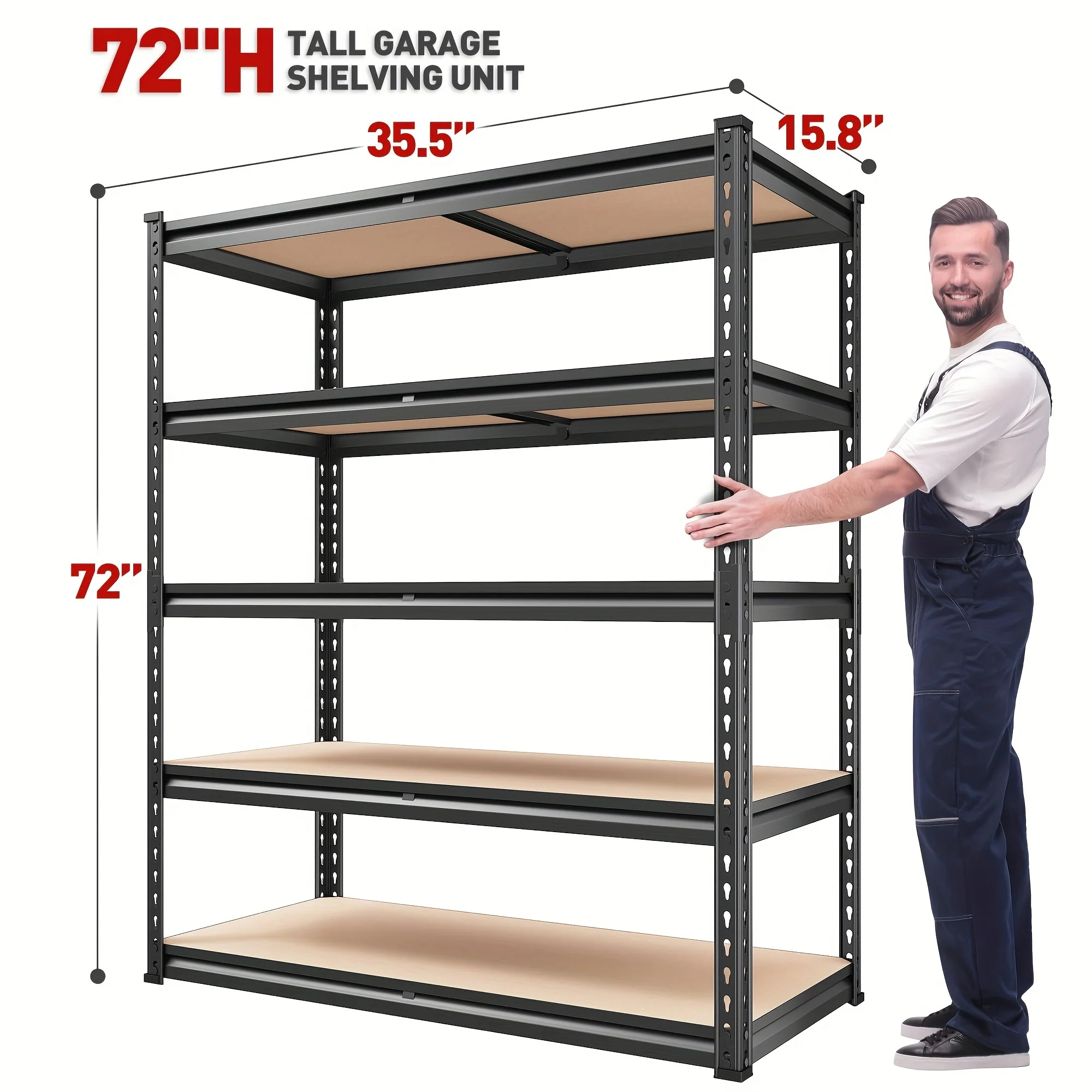 5-Tier Heavy Duty S…
