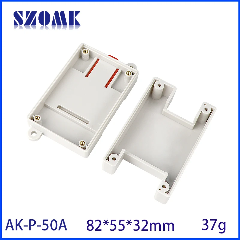 Din السكك الحديدية الضميمة مشروع إلكتروني ، Plc كابل تقاطع مربع ، الفاصل جبل موصل القضية ، في الهواء الطلق أسود مربع ثنائي بي سي