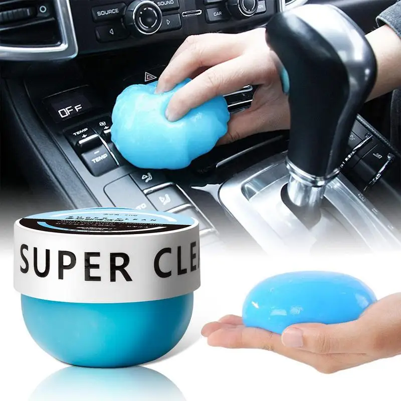 Gel de limpeza de carro eficiente ferramenta de detalhamento rápido portátil ferramenta de limpeza para sujeira poeira suprimentos de limpeza reutilizáveis para remover manchas