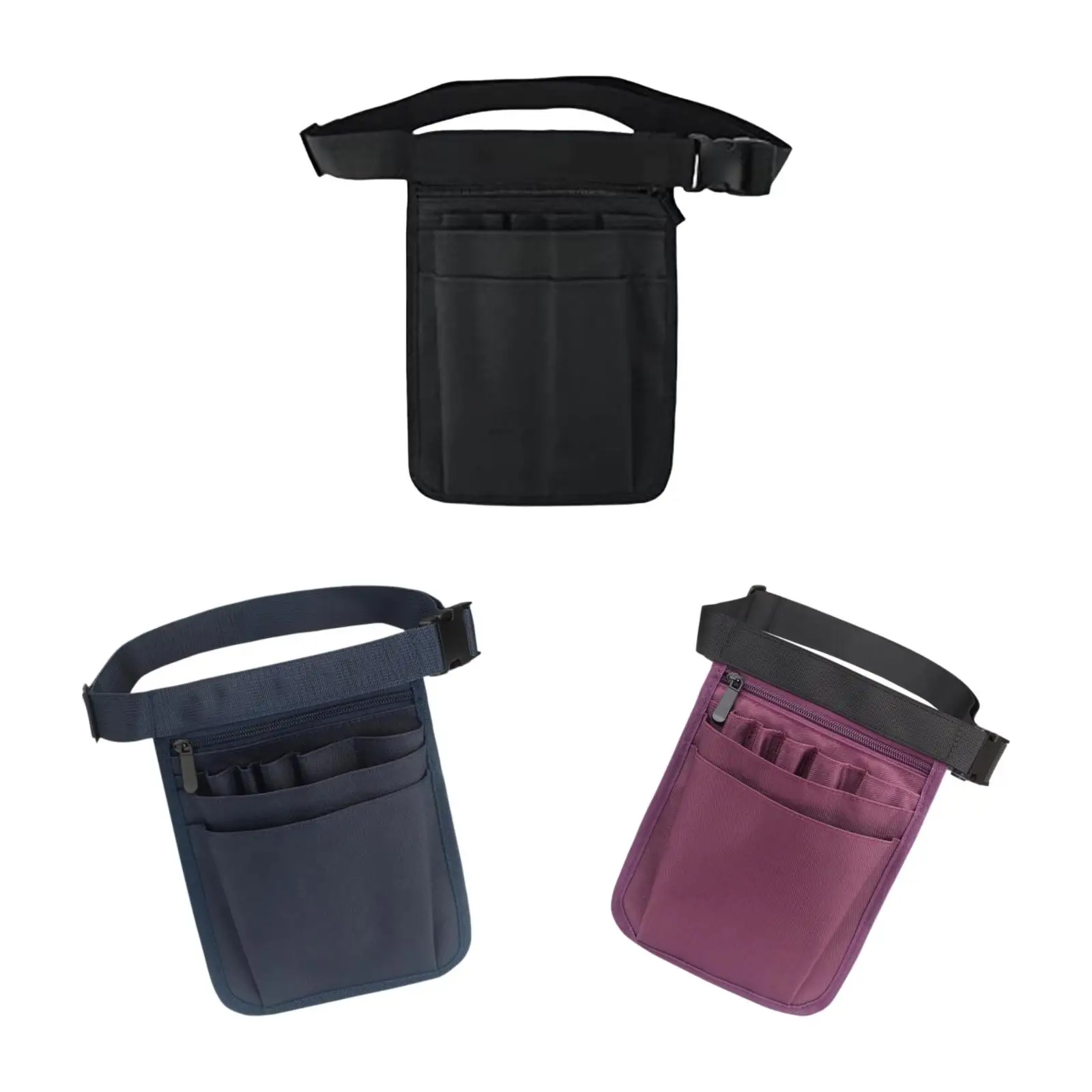 Bolsa de Cintura para Enfermera, Cinturón Médico de Nailon, Portátil, Ajustable, Bolsa de Almacenamiento Médico para Herramientas y Bolígrafos