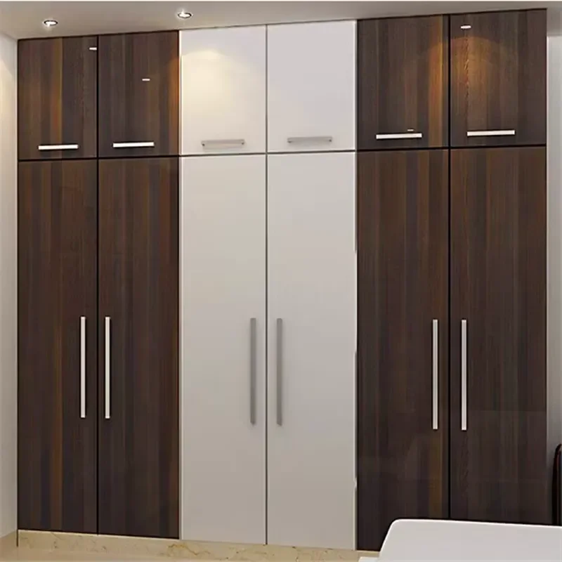 Quick and Easy Assembly Contemporary Eco-friendly Wooden Bedroom Wardrobe Home Furniture