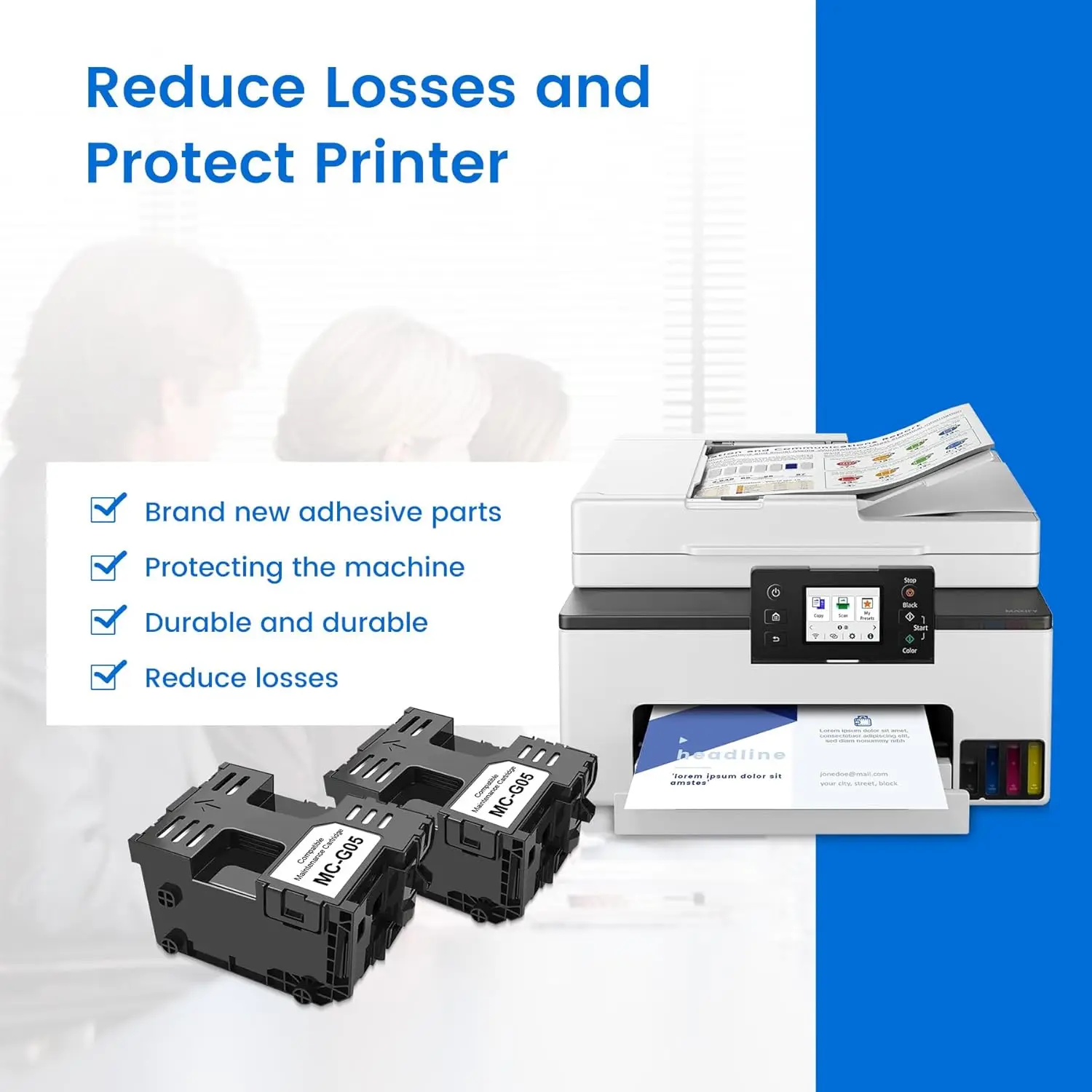 

Картридж для сбора отработанных чернил MC-G05 MCG05 для принтеров Canon GX1030 GX2030 GX2080 GX1080 GX1050 GX2050 GX1020 GX2020